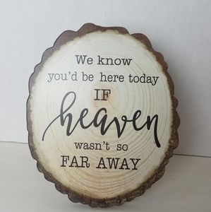 Rustic Wedding Heaven Tree Stump Wedding Decor